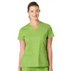 Gorros de exfoliación estilo europeo y americano, gorros de exfoliación transpirables de secado rápido y manga corta, ropa de trabajo para salones de belleza, tops transfronterizos para laboratorio