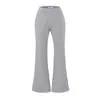 Pantalones Acampanados Ajustados Sexys de Chica Popular 2026 Nuevos Deportivos Casuales Gruesos Elásticos Altos para Alargar las Piernas