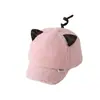 Gorros Cálidos para Bebé al por Mayor de Otoño e Invierno, Orejas de Gato Lindas, Gorras de Béisbol para Niñas, Sombreros de Cachemira para Niños para Exteriores