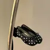 Zapatos de Mujer Chuyuji Mary Jane Francés Primavera/Verano Lunares Satén Poco Profundos de una Sola Pieza Planos Moño Zapatos de Ballet Punta Dividida