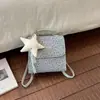 Mochila Cruzada de Moda Coreana con Estampado de Estrellas para Mujer, Nueva Colección Otoño 2026 Elegante Bolso Cruzado de un Solo Hombro de Alto Valor