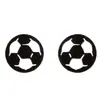Pendientes Pendientes de patines mini pequeños europeos y americanos Pendientes de fútbol deportivos personalidad temperamento Pendientes de baloncesto de acero inoxidable