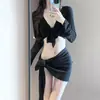 Biquíni de quatro peças feminino sexy popular entre celebridades da internet estilo branco para seios pequenos com bojo toque de alta qualidade para férias fontes termais traje de banho