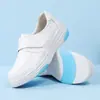 Zapatos de Enfermera Personalizados con Velcro Suela Gruesa Blanca Suela Suave Ligeros Antideslizantes Slip-on Médicos/Sanitarios de Corte Bajo Totalmente Cerrados Zapatos de Trabajo