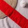 10cm En Stock Encaje de Borla Acrílica Fleco Esponjoso Bufanda para Aficionados al Fútbol Decoración de Borlas Accesorios para Cortinas