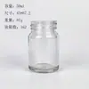 Garrafa Cápsula Marrom Garrafa de Vidro Transparente Cor de Chá Frascos para Produtos de Saúde Frasco de Pílulas Selado Frasco de Cordyceps Sub-frasco de Medicamento
