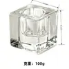 Portavelas de cristal estilo ins minimalista para uso doméstico, candelabro romántico para mesa de comedor, decoración creativa para el hogar para un romántico Festival Qixi