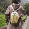 Bolso bandolera transfronterizo de nuevo color, de gran capacidad, con bloques de color, versátil, para botella de agua, senderismo al aire libre, ciclismo, camping, mochila casual, bolso de pecho