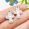 Explosiones transfronterizas 26 colgante de cruz diy ropa europea y americana collar pendientes colgante llavero en stock venta al por mayor
