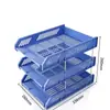 Portadocumentos de Múltiples Especificaciones para Deli, Revistero, Caja de Almacenamiento de Plástico Engrosado, Portadocumentos Vertical, Cesta para Documentos, Lista para la Venta
