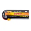 Paquete de Batería de Litio Eagle King 8000Mah 11.1V 25C 3S para Modelos de Coches RC, Modelos de Barcos, Vehículos de Control Remoto de Alta Tasa, Gran Capacidad
