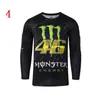 Roupa de Ciclismo de Verão Camiseta de Manga Longa Motocicleta Off-Road Downhill Macacão Mountain Bike Off-Road Esportes ao Ar Livre Camiseta Respirável