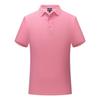 Ropa de Trabajo de Verano Camisa Polo Logo Impreso Personalizado Camiseta de Manga Corta Cuello Ropa de Trabajo Camisa Cultural Hombres y Mujeres Ropa de Trabajo Bordar