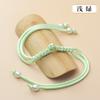 Botón de placa de cheongsam Hengmeihe, botón de una palabra con borla trenzada estilo chinoiserie, botón decorativo tejido a mano de la dinastía Han para traje Tang