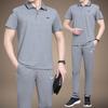 Playera de manga corta para papá, traje deportivo de verano para hombres de mediana edad y mayores, ropa para hombre 2021 Nuevo Día del Padre ropa casual para hombre