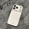 Adecuado para funda de teléfono Apple 17 Pro Max iPhone 16 Pro, de alta gama para mujer, anticaída, diseño floral pequeño simple