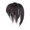 Peluca con diadema integrada con postizo para mujeres para cubrir las canas en la frente, añade volumen, flequillo sin costuras