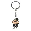 Accesorios de Cómics Crayon Shin-Chan Llavero Suave de PVC Colgante Lindo para Coche Accesorios para Mochila Escolar de Estudiante Llavero