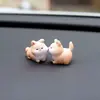 Decoraciones para el interior del coche, figuras de animales de moda y lindas, perfectas para el tablero, la consola central o el espejo retrovisor