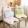 Cojín de asiento y respaldo integrados para uso en oficina, diseñados para estar sentado durante períodos prolongados, proporcionando soporte lumbar.; adecuado para residencias estudiantiles y estudiantes; cojín para silla, cojín para asiento, cojín de invierno