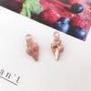 Traje de concha de caracol de dibujos animados estrella de mar diy aleación gota de aceite accesorios de joyería transfronterizo llavero pulsera colgante