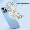 Funda Transparente Floral Pintada a Mano Estilo Bosque 17 para iPhone 18 Pro Max, Funda Suave Artística Resistente a Rayones con Impresión de Imagen Personalizada