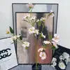 Flores de Jasmim Artificiais para Decoração de Casamento, Decoração de Salão de Casamento, Decoração de Casa, Arranjos de Flores de Jasmim, Atacado para Exportação, Flores de Seda, Flores Artificiais