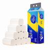 12 Rollos de Papel Higiénico Fabricante Mayorista Papel Higiénico para el Hogar Rollo Grande Papel Higiénico Desechable Toalla de Papel sin Núcleo