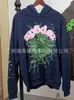 Fabricante de Origen Transfronterizo Venta al por Mayor Sudaderas con Capucha de Telaraña Marca de Tendencia Europea y Americana 555555 Sudaderas de Invierno con Forro Polar para Hombre y Mujer
