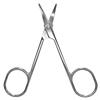 Herramientas de Belleza y Maquillaje Tijeras de Fundición a Presión de Aleación de Zinc Tijeras para Cinta de Doble Parpado Tijeras para Cejas y Vello Nasal Pinzas para Cejas Punta Redonda