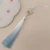 Pendente de Franja Gradiente Gato Novo Guanshan Yue 12CM Espigão Cheongsam Hanfu Roupas Infantis Pendente Colorido Pendurado