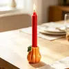 Nuevo producto transfronterizo: Portavelas de cerámica con forma de calabaza, lámpara de vela de Halloween, portavelas para insertar, portavelas de aromaterapia, pieza decorativa con un toque de alta gama