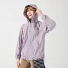 Nova Roupa de Proteção Solar para Exterior Estilo Montanha para Mulheres, Roupa de Proteção Solar com Capuz Fresca e Resistente a UV, Roupa Leve e Respirável para Casais