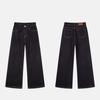 Jeans de Pierna Ancha Elásticos de Primavera 2026 Jeans Negros y Dorados Venta al por Mayor Pantalones de Pierna Ancha para Mujer Estilo Nuevo Jeans Zhongshan