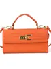 Bolsa Cuadrada Pequeña Kelly Nueva de Tejido Popular Portátil para Mujer Bolso Cruzado Versátil de Lujo Ligero Comercio Exterior Transfronterizo