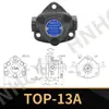 Bomba de Engranajes Cicloidales TOP-12A 13A Bomba de Aceite Lubricante Hidráulica Triangular Motor Eléctrico Bomba de Aceite de Engranajes Bomba de Aceite para Motor