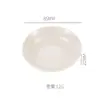 Prato de Molho Doméstico de Palha de Trigo Simples Escandinavo Redondo Prato de Condimento Prato de Salada Prato de Lanche de Plástico Utensílios de Mesa