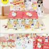 Caja Sorpresa de Cristal Sanrio Cultural y Creativa Figuras Lindas Mini Pequeñas Lindas Decoraciones para Coche y Escritorio
