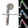 Filtro LED luminoso controle de temperatura do chuveiro/mudança de cor colorida parada de água com uma tecla chuveiro bico pequeno 8008-F23