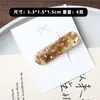 Pinza para el cabello de acetato de diamante color dopamina, pinza de pico de pato sin costuras, pinza dulce sin costuras, pinza lateral texturizada, pinza para flequillo