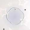 Una Variedad de Guka en Blanco Redondo Corazón Pegamento de Crema Hecho a Mano DIY Llavero Decorativo Joyería Acrílico