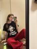 Camiseta de Algodão Grosso de Manga Curta Feminina Camisa Pequena Camiseta de Manga Meia Estampa Retrô Top Roupas Edição Limitada Estilo Hong Kong Spice Girls Legal