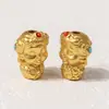 Arena madre verde oro antiguo método oro diy Wen jugar pulsera de cuentas pulsera colgante accesorios suministro al por mayor