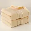 Toalha de Algodão Puro Listrada Estilo Japonês Toalha de Banho Masculina e Feminina de Algodão Puro Absorvente Toalha de Rosto Doméstica Toalha de Rosto Toalha de Banho