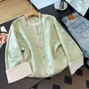 Garantía de Calidad Seda Real Reductora de Edad Nuevo Estilo Chino Temperamento Estilo Nacional Top de Manga Plegada Chaqueta Talla Grande para Mujer Sensación de Alta Gama para Mujer