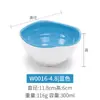 Vajilla de Melamina Cuadrada Imitación Porcelana Dos Tonos Pequeño Restaurante de Hot Pot Autoservicio Tazón para Condimentos Comida Rápida Tazón para Arroz Tazón para Postres Comercial