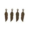 Accesorios de joyería de aleación vintage DIY, colgante de hoja de pluma zakka, venta al por mayor, directo de fábrica 936