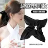 Lenço Quadrado Estilo Zhao Lusi Scrunchie para Mulheres 2026 Novo Elástico de Cabelo Corda Elegante para Rabo de Cavalo Acessório de Cabelo