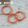 Accesorios para Joyería DIY Anillo de Hierro Pintado Colorido Anillo de Conexión Colgante para Llavero Aleación Colgante Hecho a Mano Material de Colgante al por Mayor