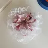 Diadema de pelo de cuadros ligera y primaveral para cachorro, scrunchie súper lindo, diadema de alta gama, cuerda para el pelo dulce y adorable
